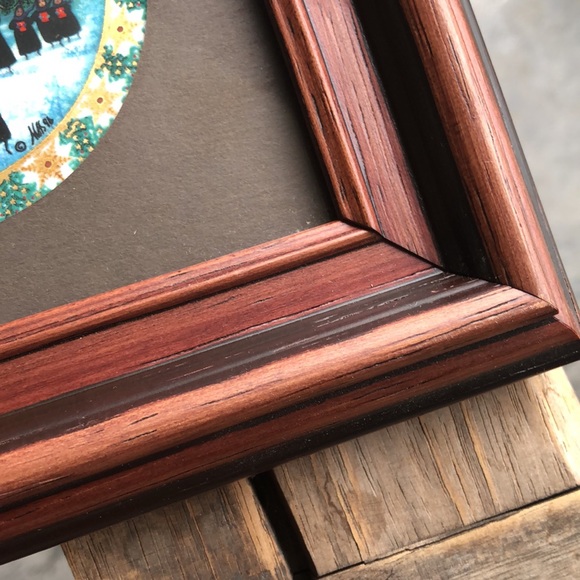 P. Buckley Moss Set of 3 Ornaments in Custom Frame - Picture 15 of 16